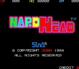 Hard Head Title Screen